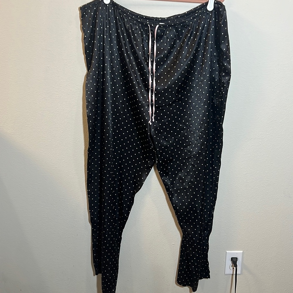 Victoria's Secret PINK Vintage Satin Polka Dot Pajama Pants 3X